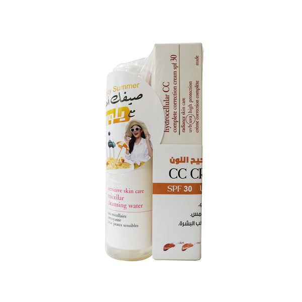 Yellow Rose Complete Correction CC Cream 30 mL + Sensitive Skin Care Micellar